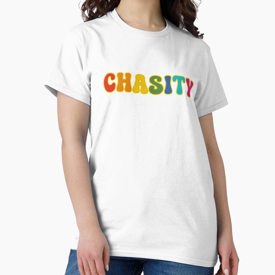 ❤️ Chasity Personalized Name Wavy Retro Shirt, Coffee Mug, Sticker Gift by HelixPedia