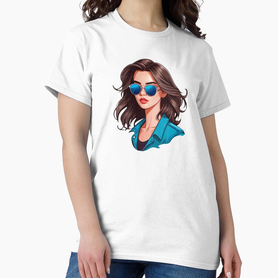 Casual Lady in Blue by MadnessEnvelope