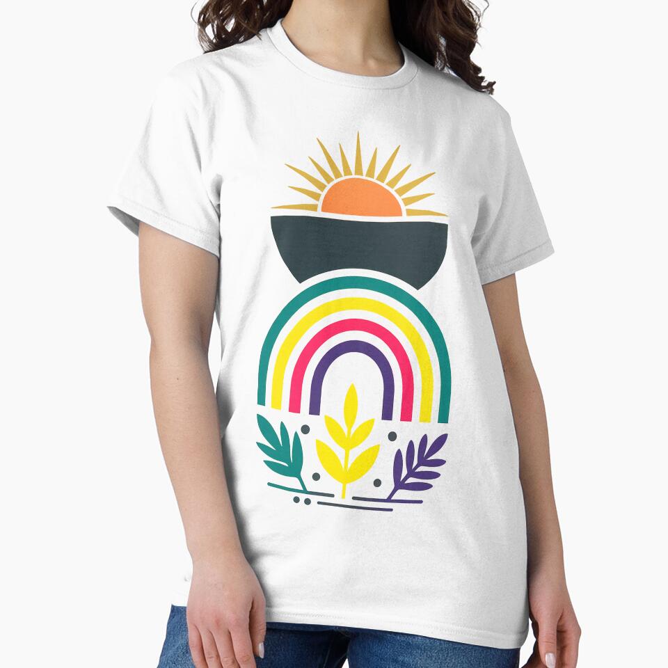 Boho Rainbow - Bohemian - Sun - Bold Design - Colourful - Nature by Deas Creations