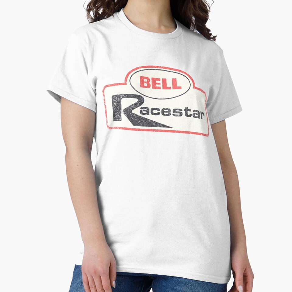 Vintage 1980s Bell Racestar - aged, race worn print by retropetrol