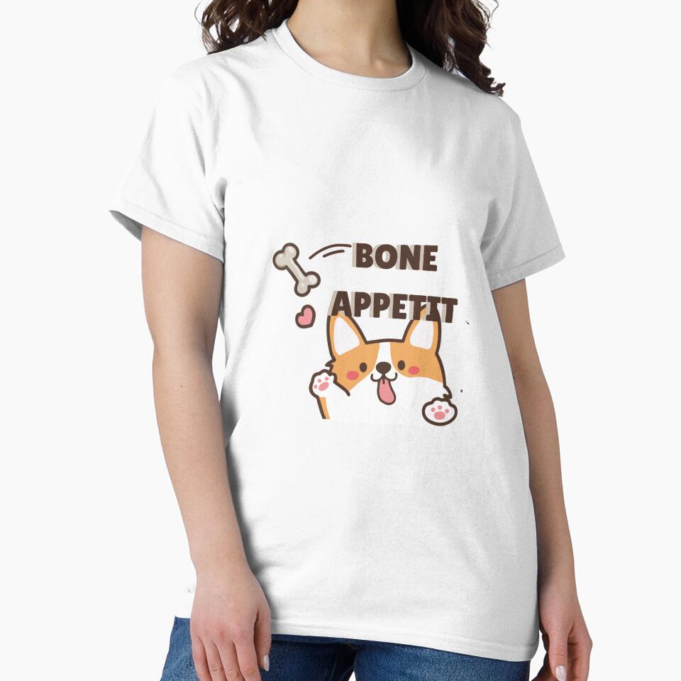 Animal Pun Dog Bone Appetit by bububabuinc