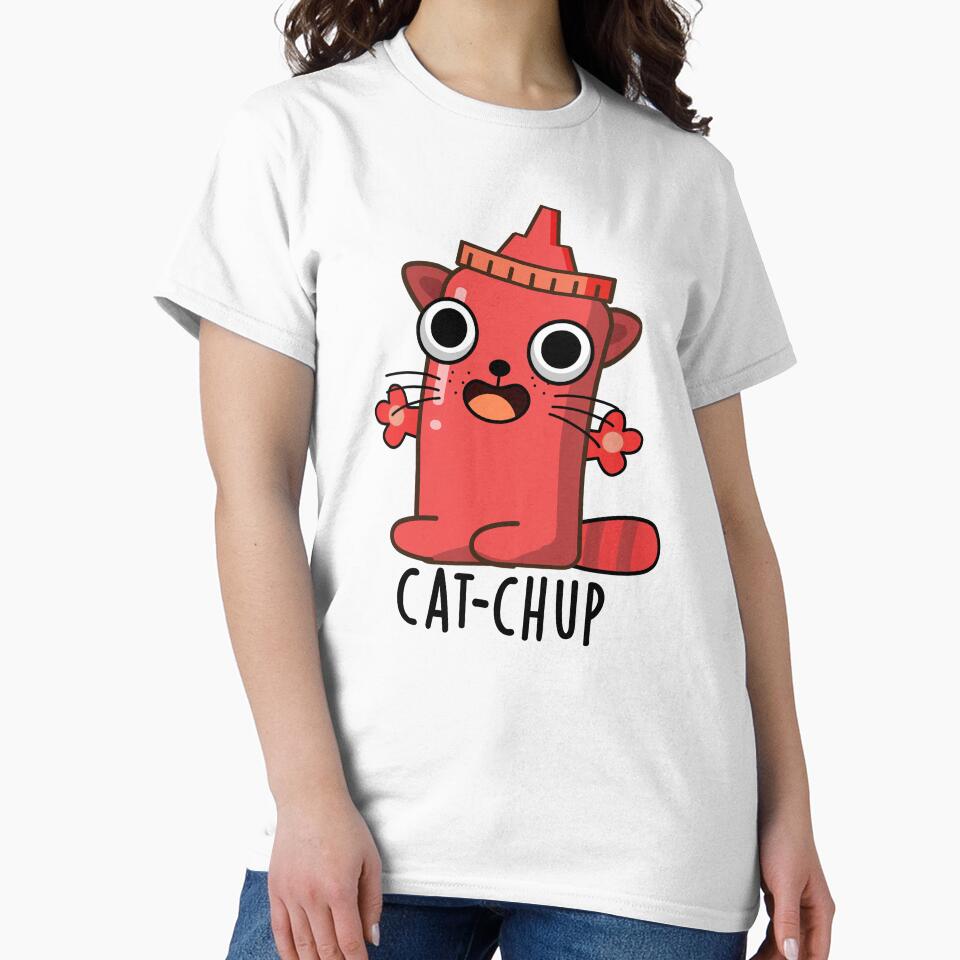 Cat-chup Funny Ketchup Pun by punnybone