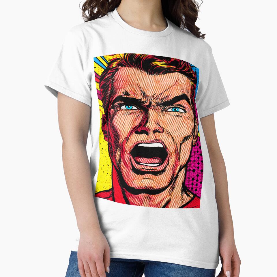 Pop Art Angry Man by NicolasGlowArt