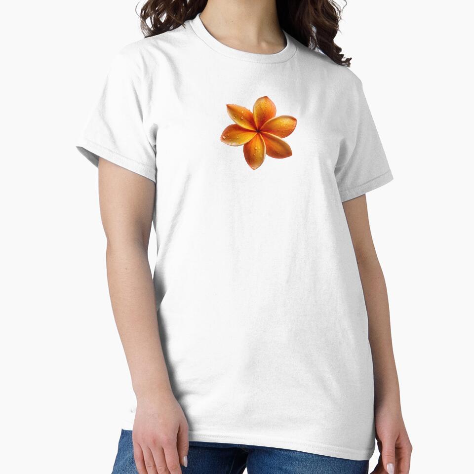 Orange Plumeria Flower by LuxChu