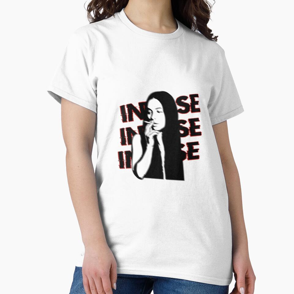 INVRSE Cigarette Silhouette-Dark Aesthetic Y2K Graphic by INVRSE