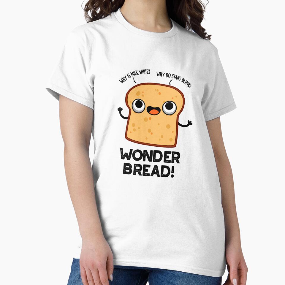 Wonder Bread Funny Food Pun by punnybone