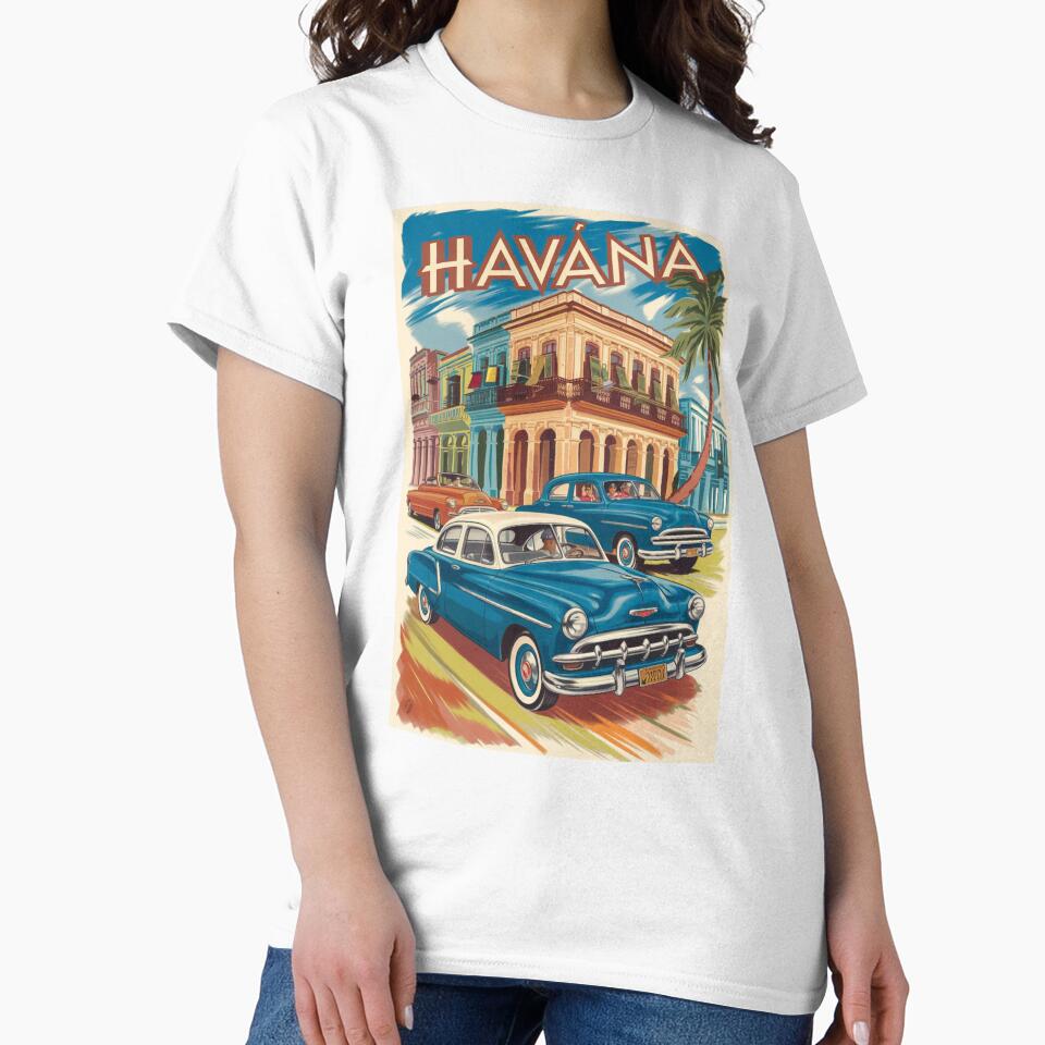 Havana Vintage Travel Poster by TravelerRat