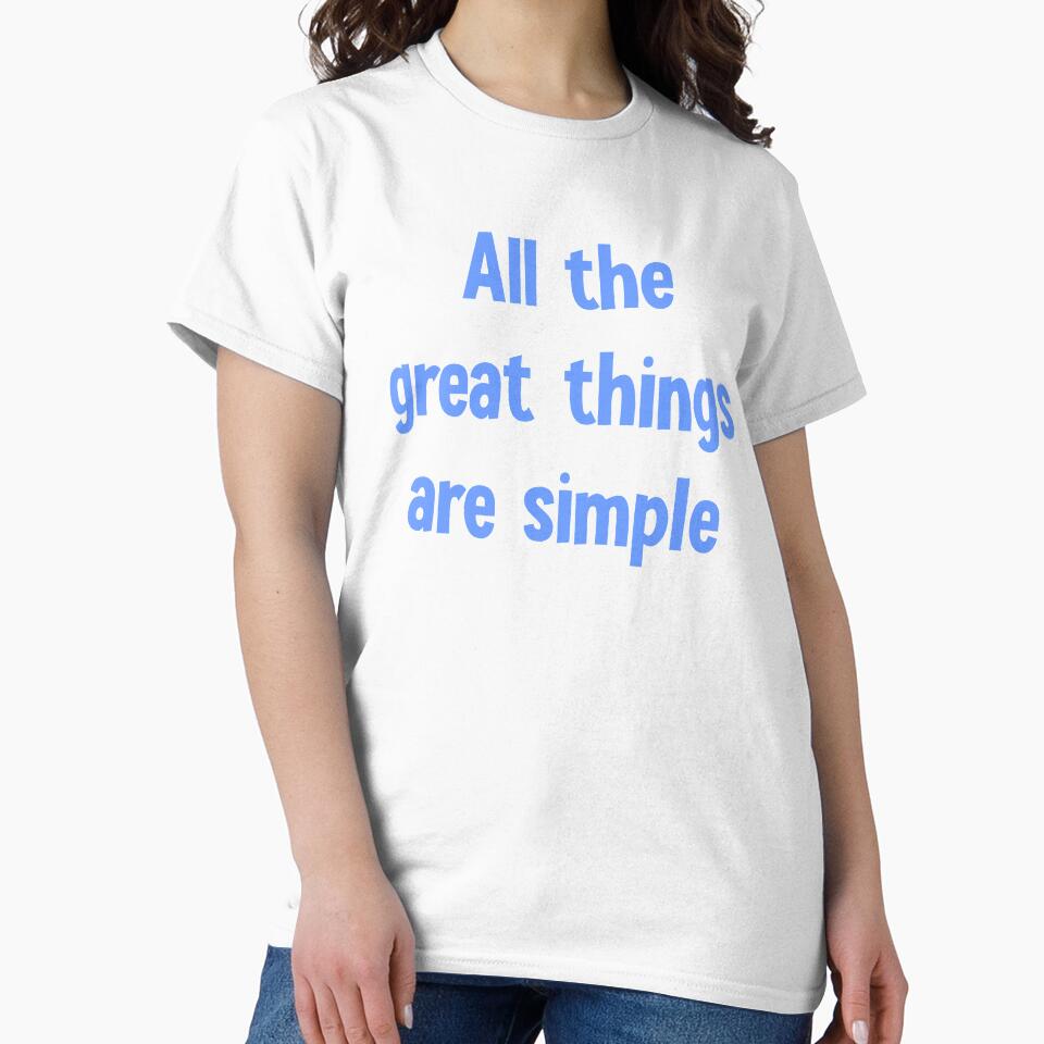 all the great things are simple by etinowik