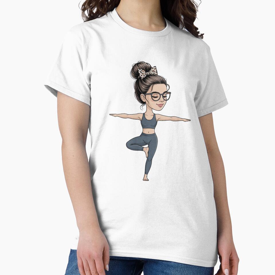 Yoga Girl Balance Pose by QuiteOrbit