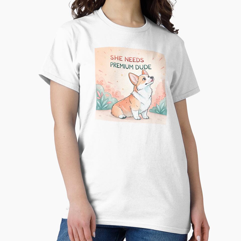 She needs Premium dude corgi by AhArtMe