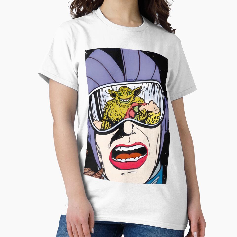 Space Action Tshirt by metaphoredesign