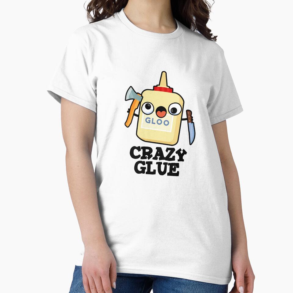 Crazy Glue Cute Super Glue Pun by punnybone