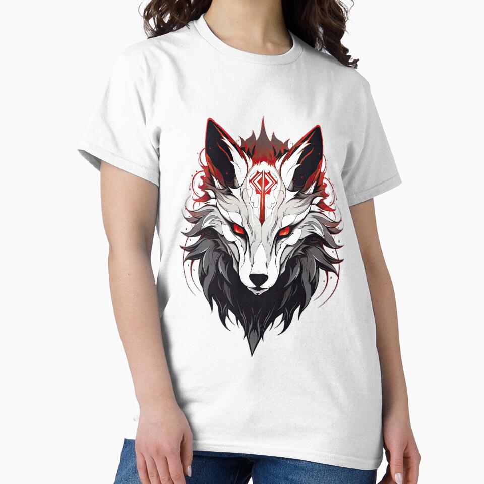 Minimalistic Gothic Fox: Dark Elegance in Simplicity by The-Sinister