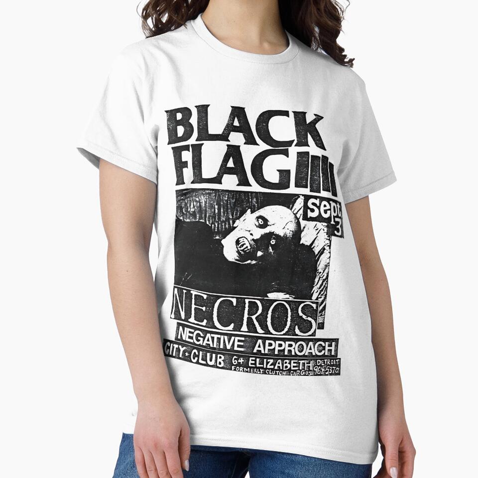BLACK FLAG T-shirt - FLYER Flyer by Sovietmovies