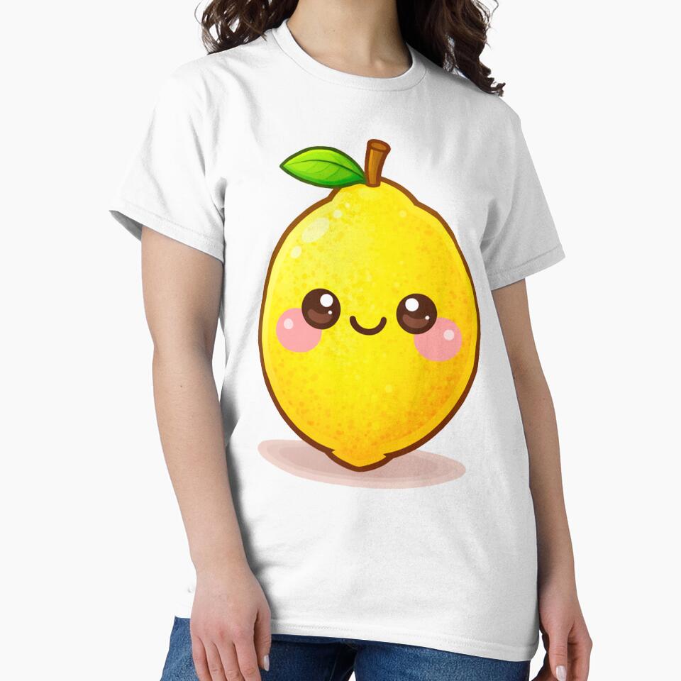 Cute Lemon Kawaii Food Character by ImagenFusionP