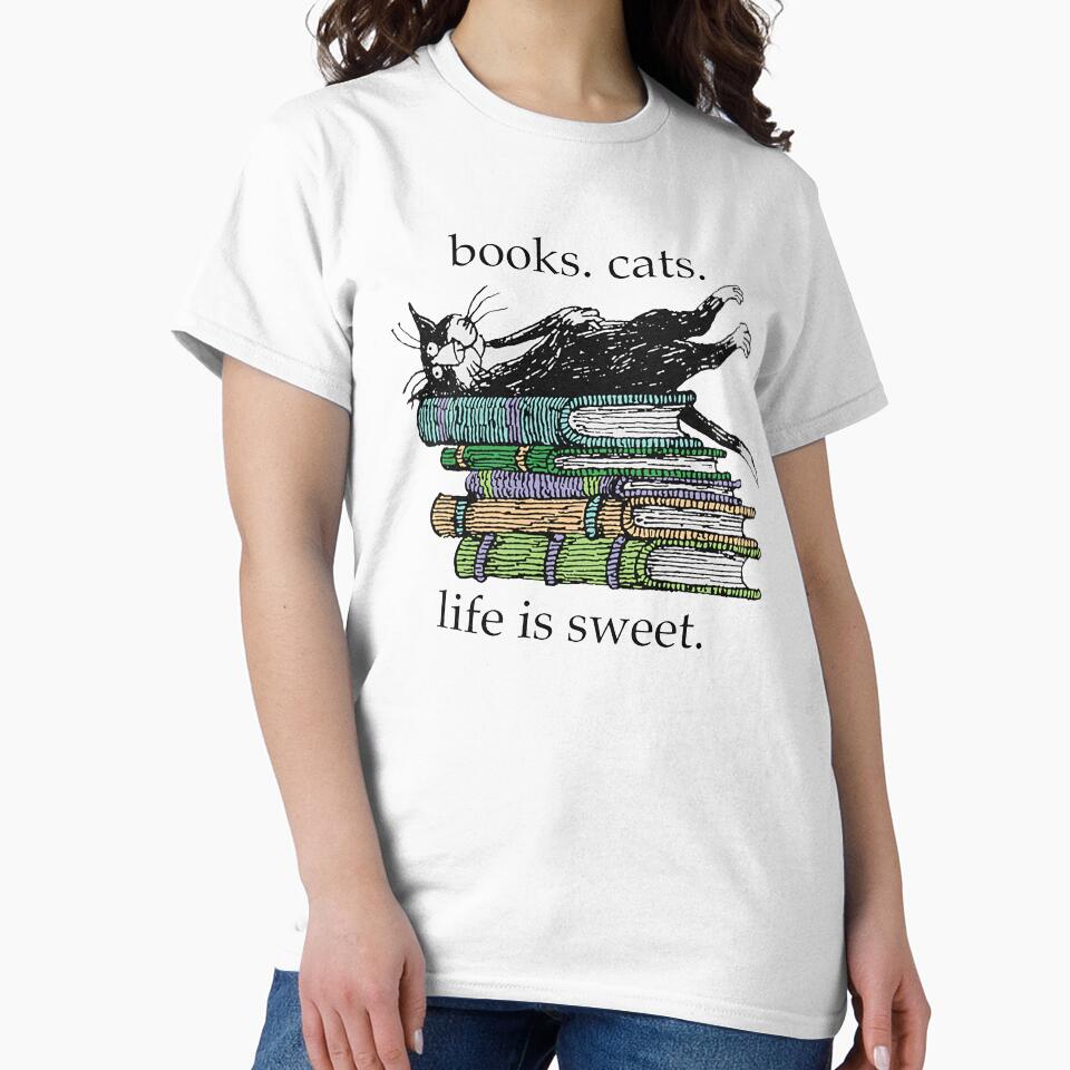 Black Cat And Book by wackydesign