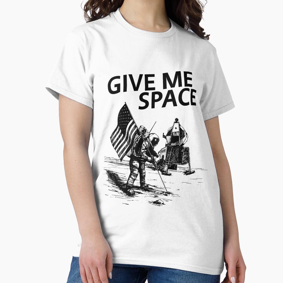 Give Me Space Funny Pun Silly Humor Astronaut Universe by sillyquestions