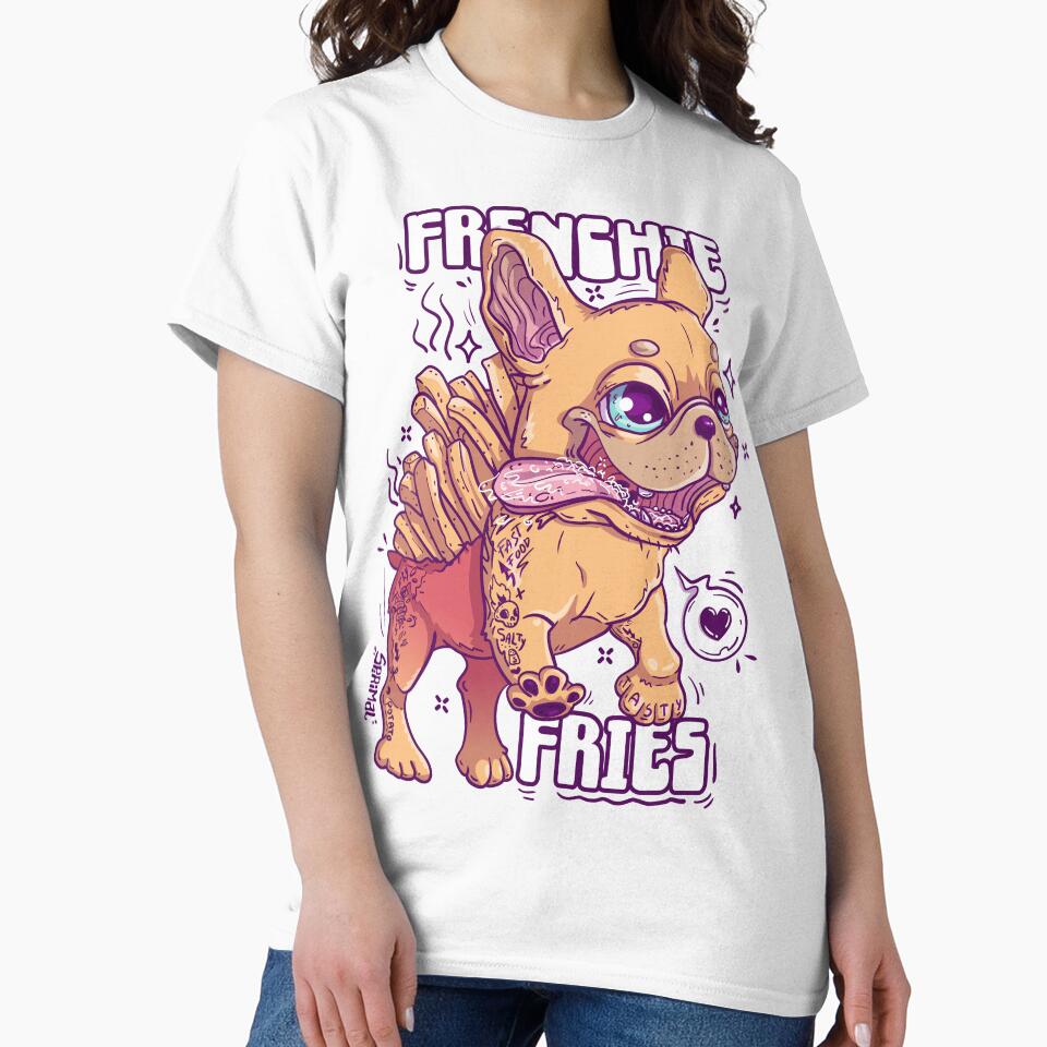 Frenchie French Fries pun Frenchie Fries by SPIRIMAL