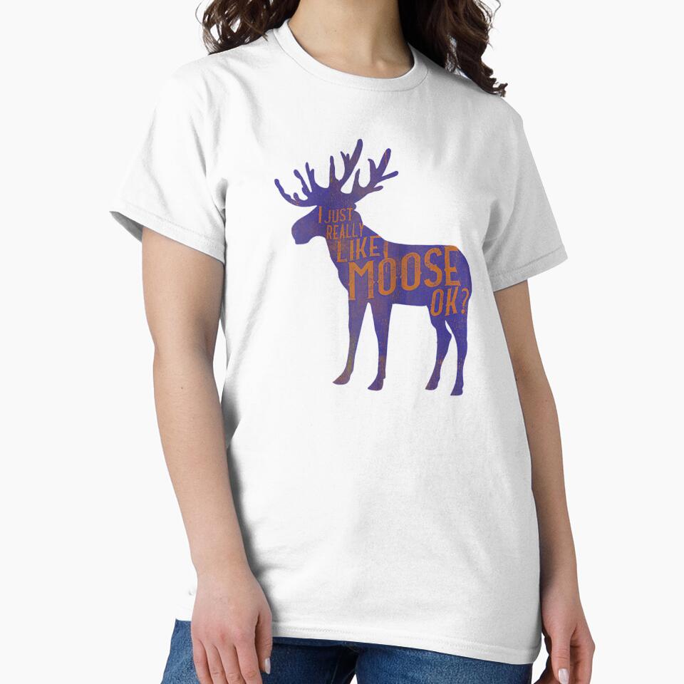 Funny Moose Quote Cool Forest Animal Pun by Cecil-Blackwell