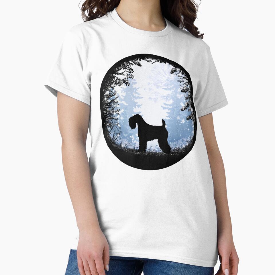 “First Snow” Soft Coated Wheaten Terrier by Spinyflowerart