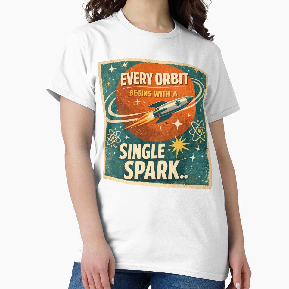 Retro Cosmic Spark by ForeverPrintsOK