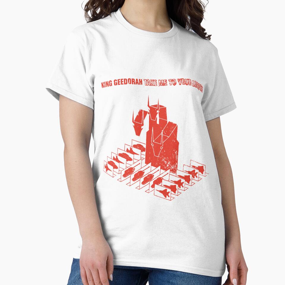 king geedorah take me to your leader (red) by Joshua-hopkins