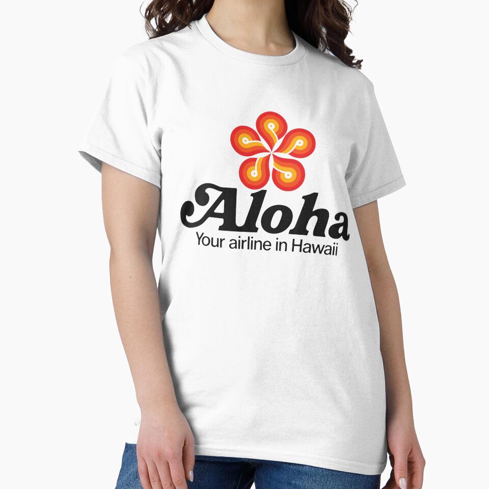 Aloha Airlines 1979 Retro Logo Airline Livery Hawaiian Airlines by RetroAviation