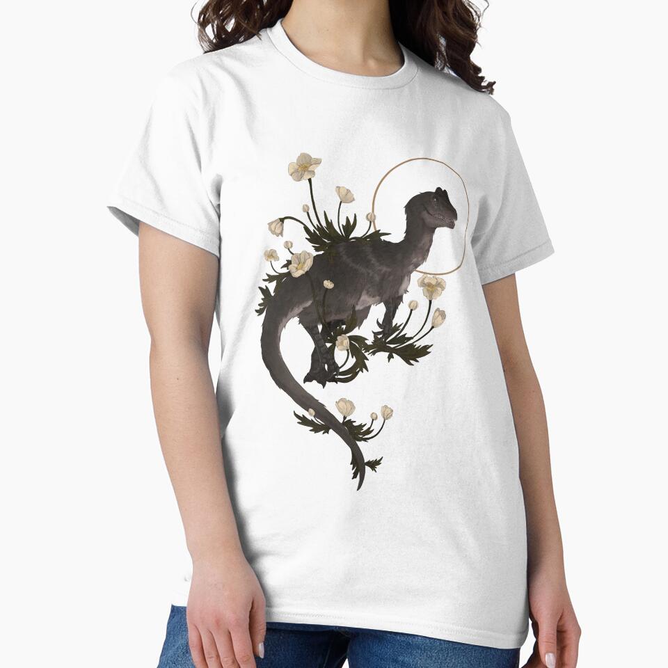 Flowery Allosaurus meme, Flowery Allosaurus stickers, Flowery Allosaurus shirt For Mom Dad Kids by yota habi