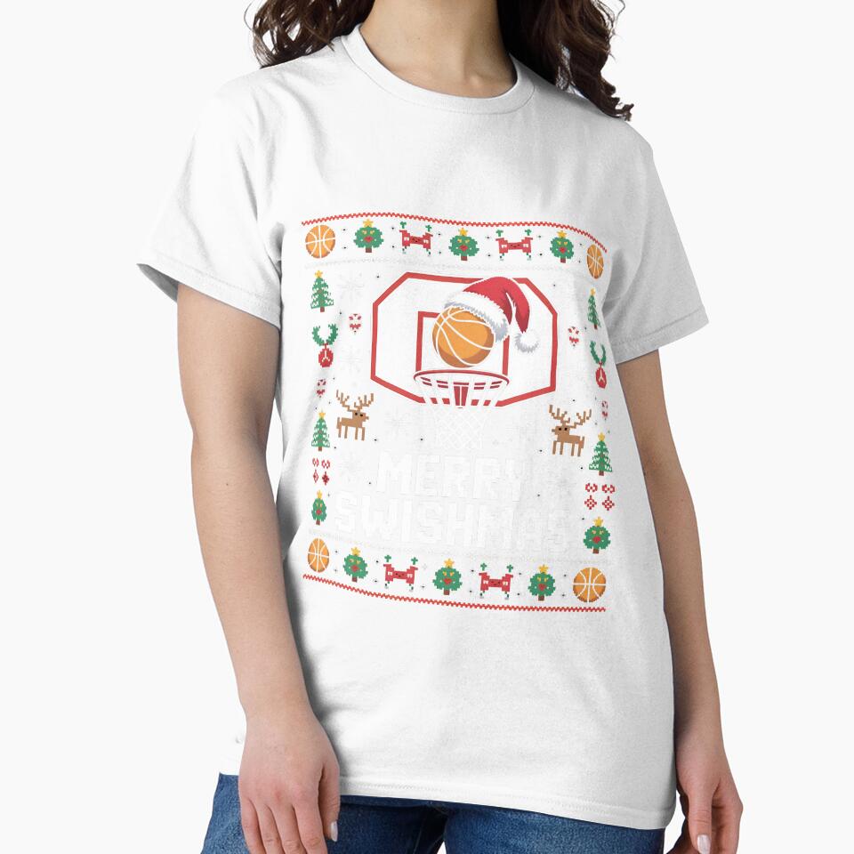Merry Swishmas Basketball Ugly Christmas by DREAM3SHOP