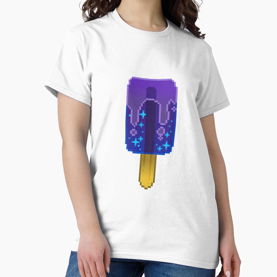 Pixel Art - Indigo/Purple Galaxy Popsicle by Kaiko-Roku