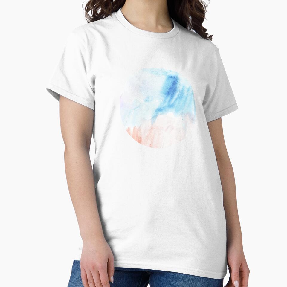 soft pastel color watercolor circle by lausn