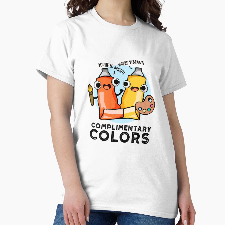 Complimentary Colors Cute Paint Pun by punnybone