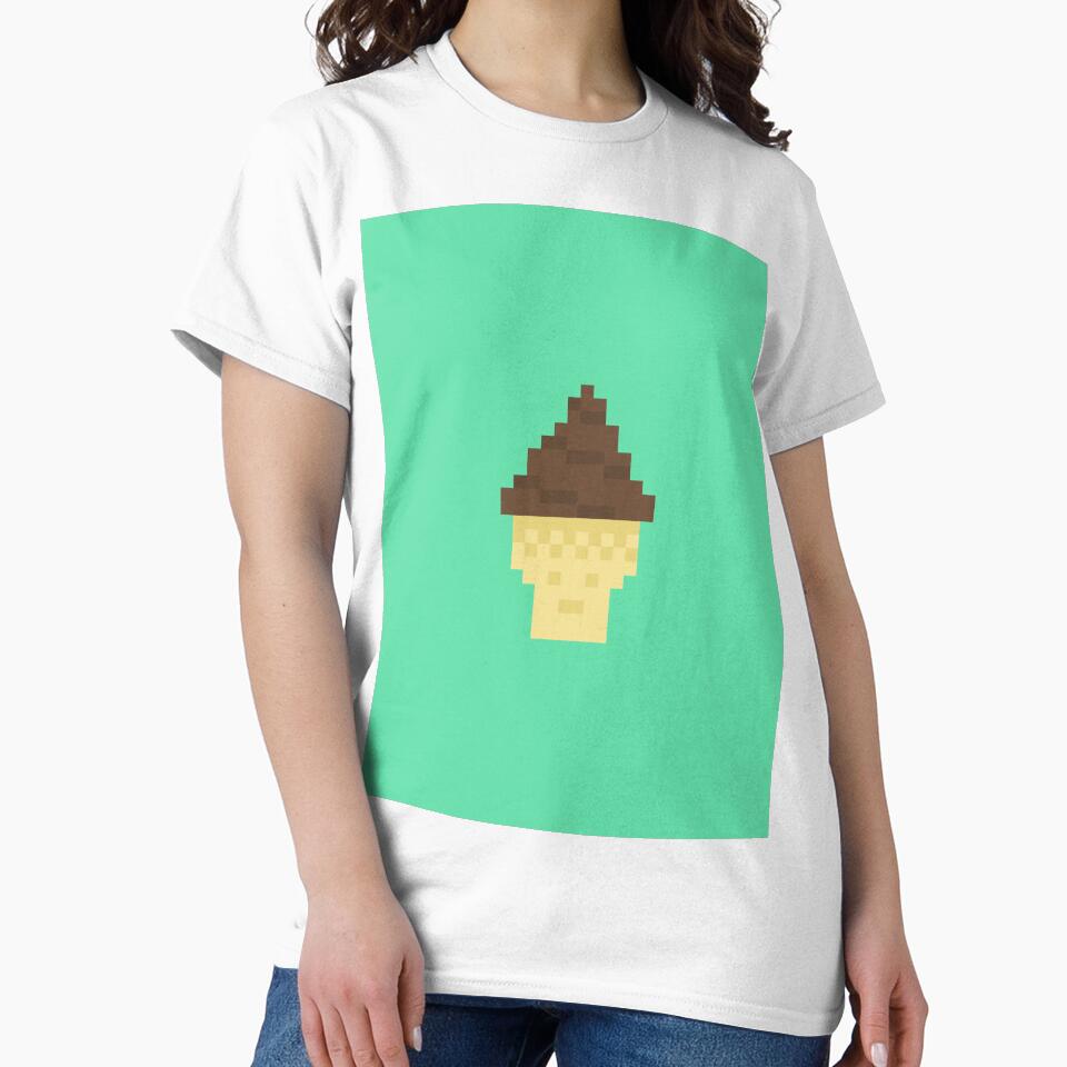 Cute Pixelios Ice cream - Chocolate by BlusparkStudio