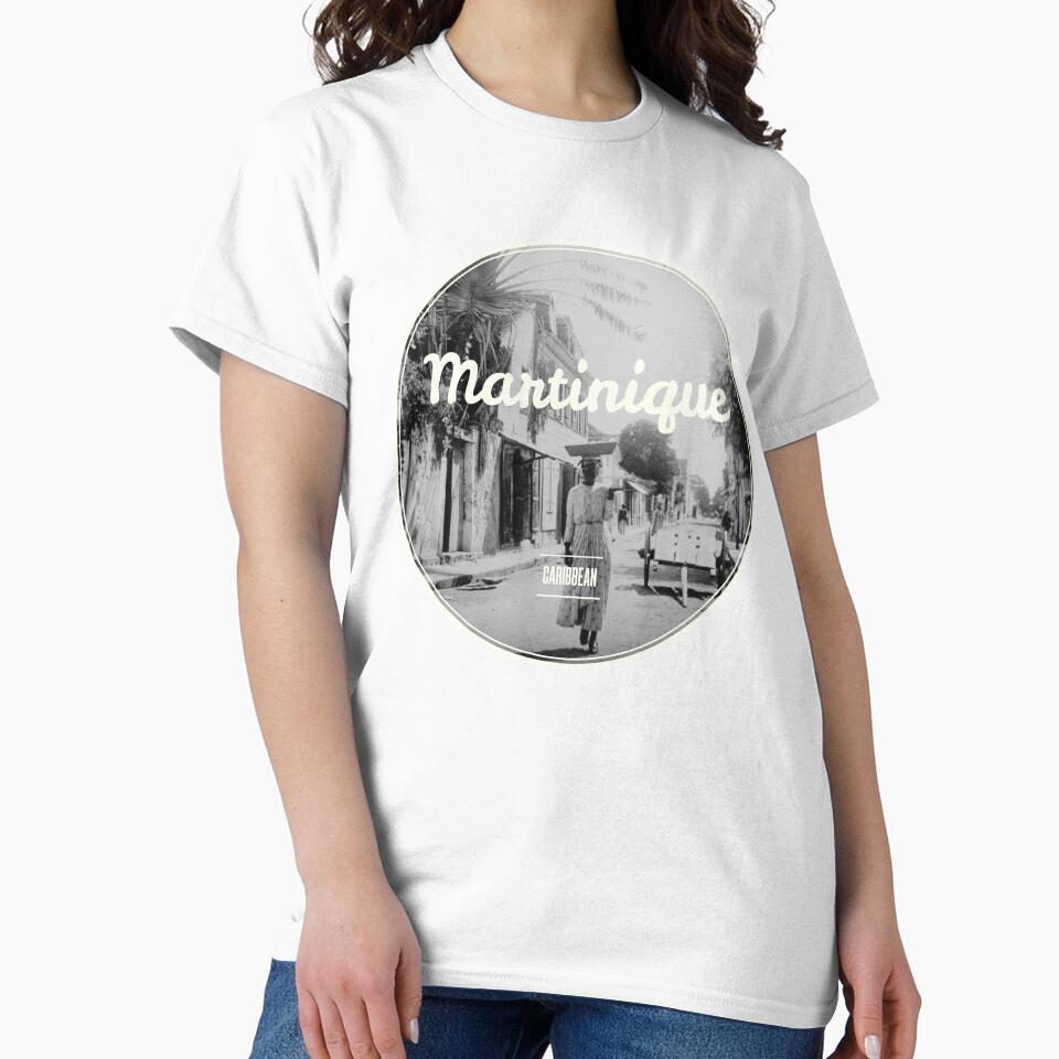 Martinique typo vintage graphic landscape by hautdupagnier