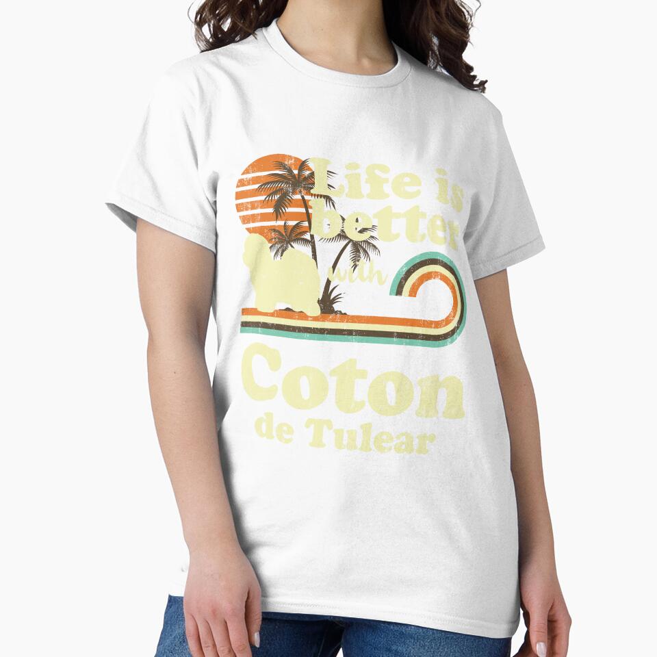 Life is Better with Cotton de Tulear Dog Vintage by rafaeltto