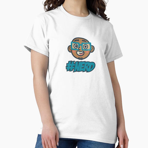 #NERD – Happy Geek Cartoon Face by CanSparkleArt