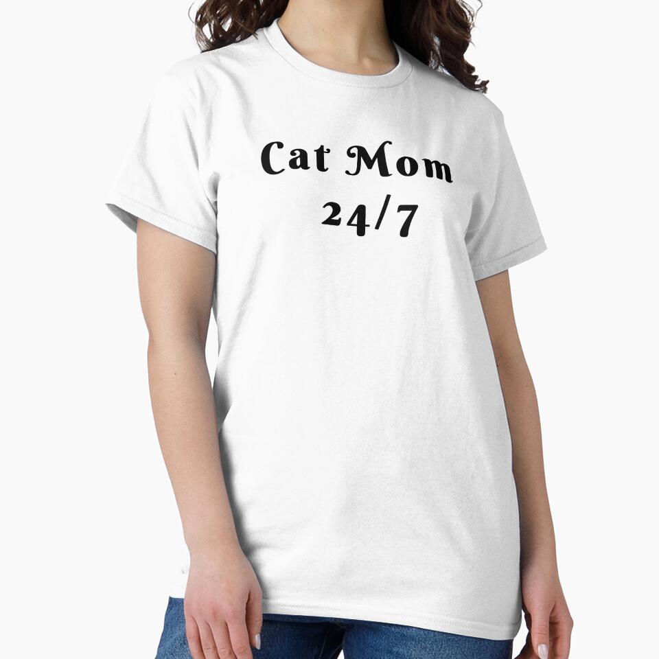 Cat Mom 24/7 | Cute Cat Mom Gift by Orion Designs