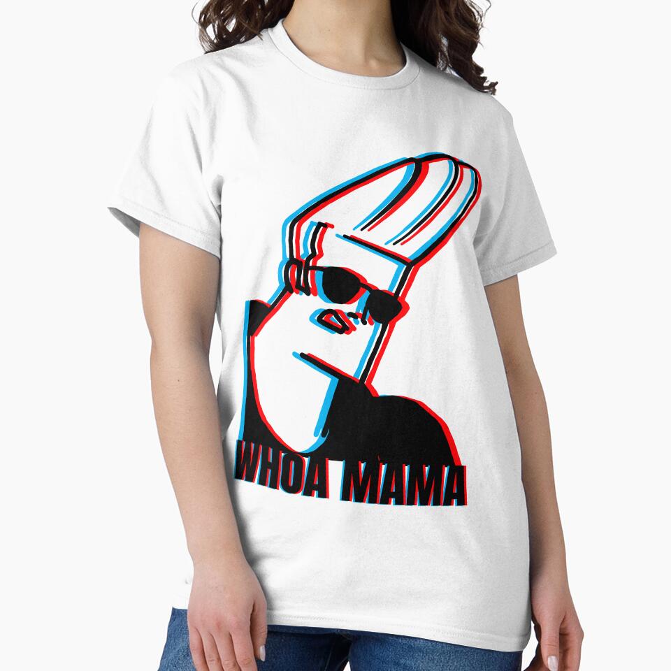 Johnny Bravo™ Whoa Mama Meme 3d Effect by sketchNkustom