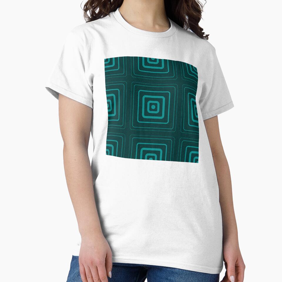 Nia Itto Gallery - Square blue 3 - by NIA ITTO GALLERY