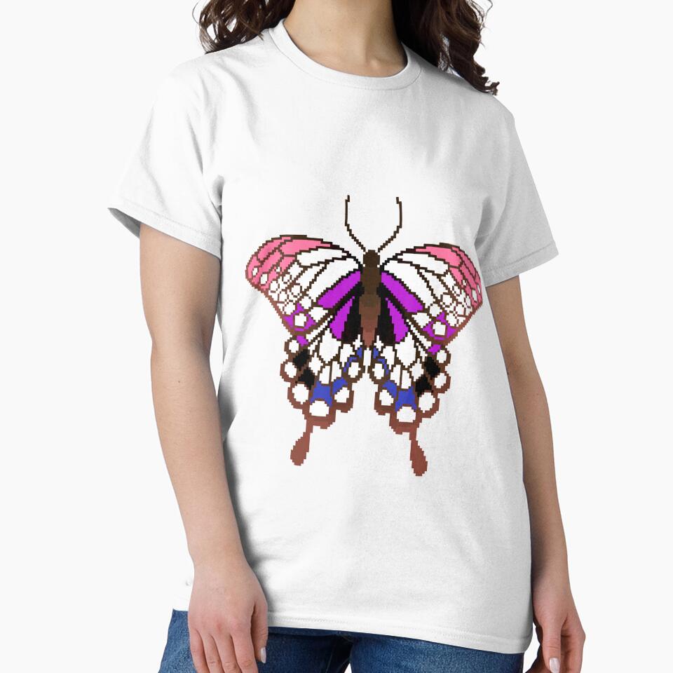 Genderfluid Pride Butterfly by MetallicWings15