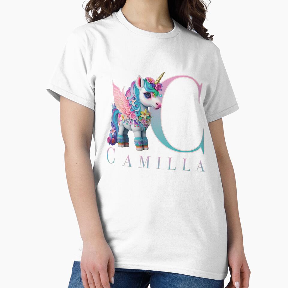 Camilla name with a cute unicorn by Lubellebubble20