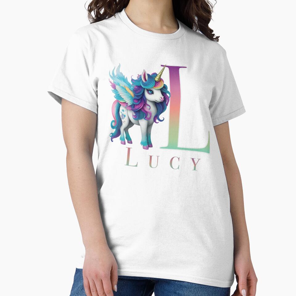 Lucy name with a cute unicorn by Lubellebubble20