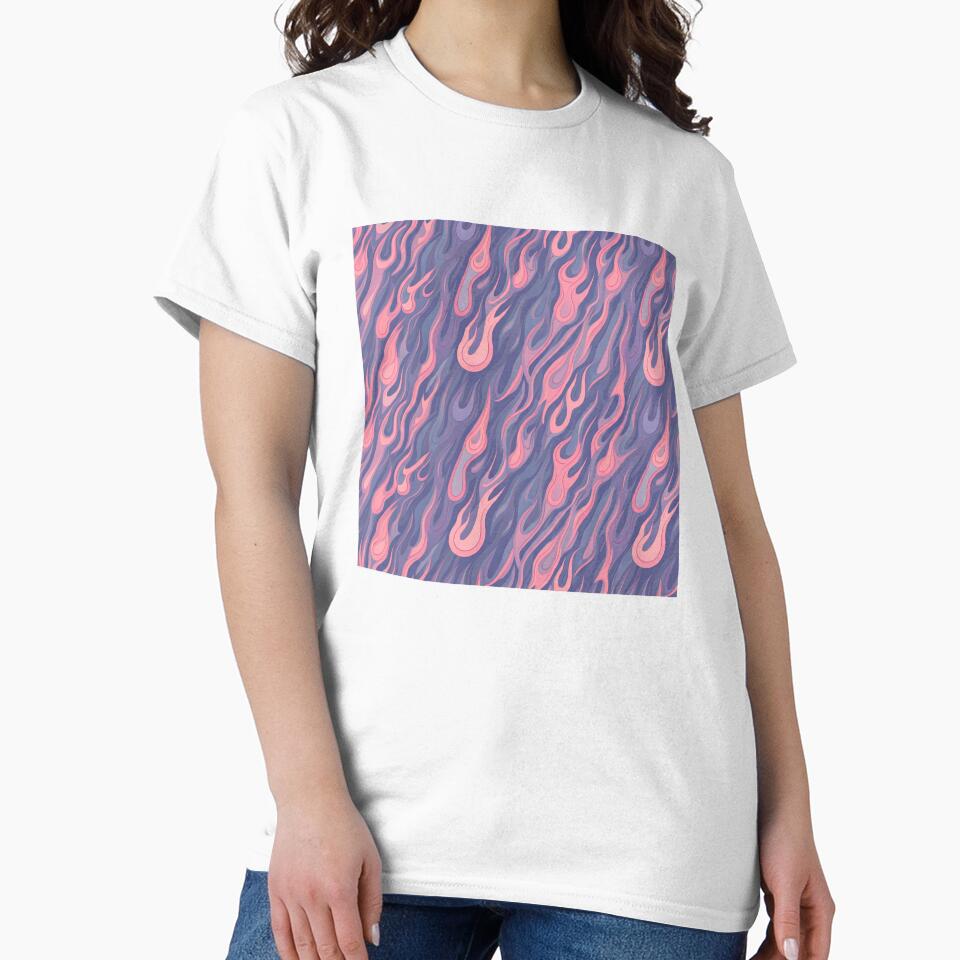 Candy Flames: Playful Pastel Fire in Y2K Style by SeanOsShirts