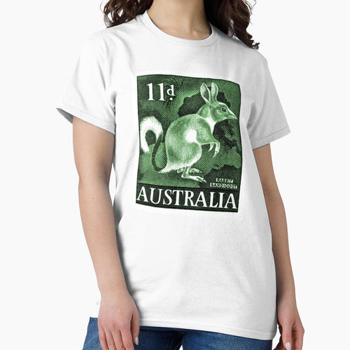 1959 Australia Bandicoot Postage Stamp by retrographics