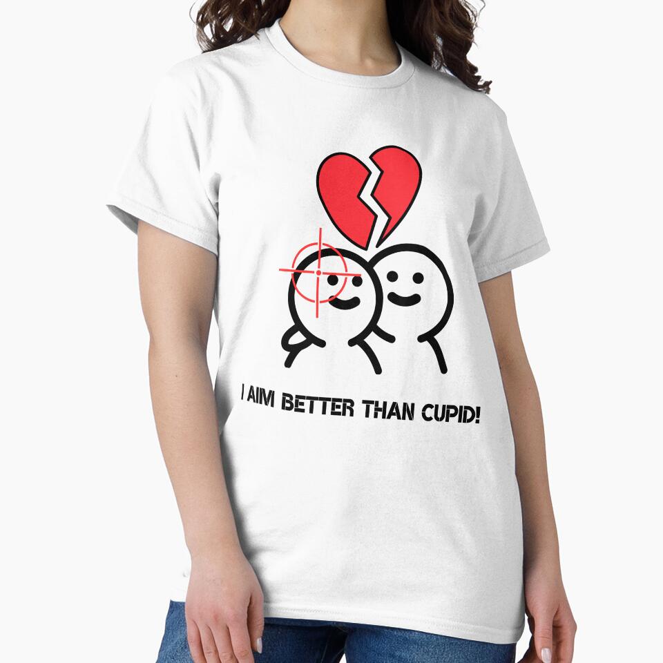 I Aim Better Than Cupid, dark humor by CypisDesign