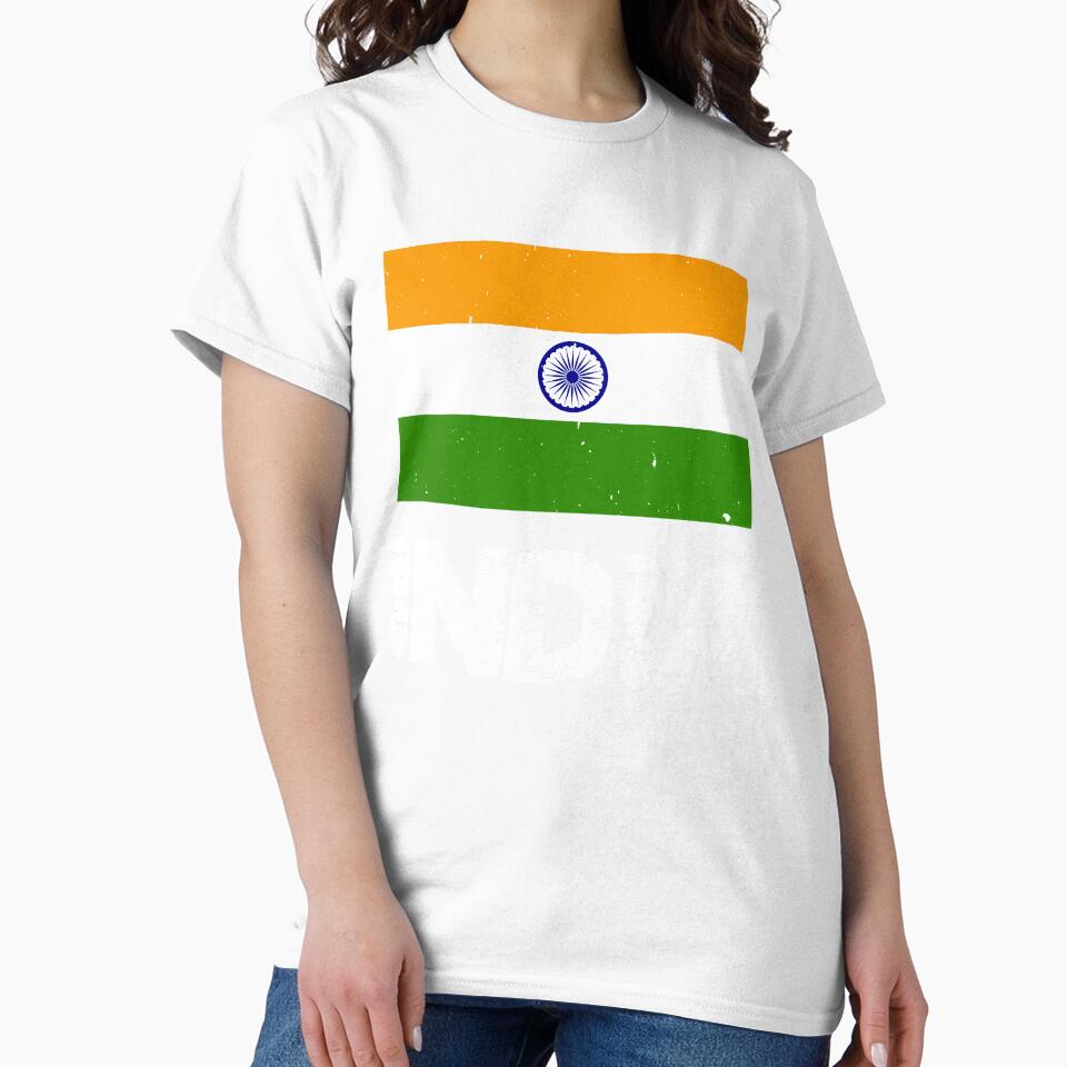 India Flag T-Shirt for Men and Women by AllStarMerch