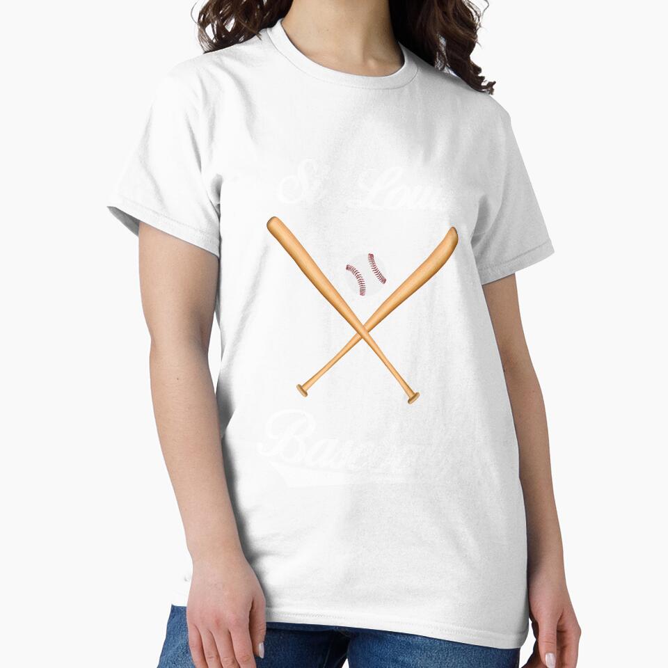 St. Louis Baseball T-Shirt for Men and Women by AllStarMerch