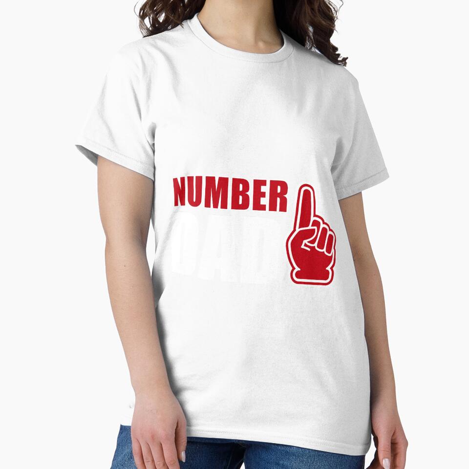Number One Dad T-Shirt | #1 Father Tee by AllStarMerch