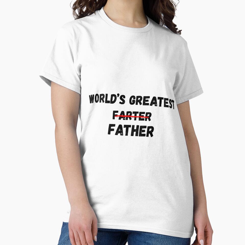 World's Best Farter Funny Dad Gift – Father's Day Gag Design by Printsory