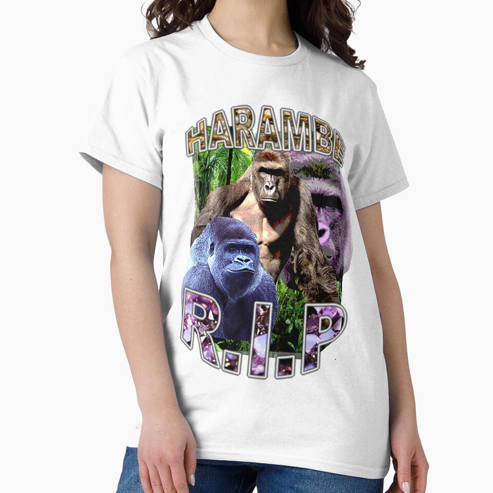 R.I.P. Harambe Vintage Hip-Hop by TadPerez